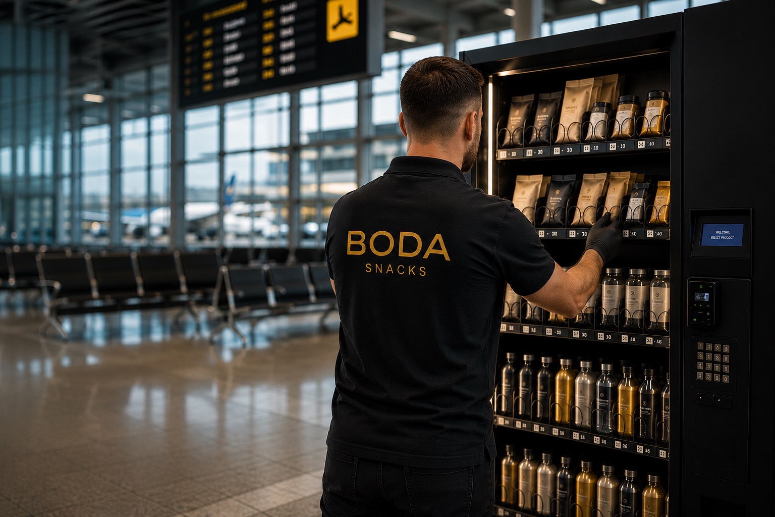 Snack- und Getränkeautomat von BODA Snacks