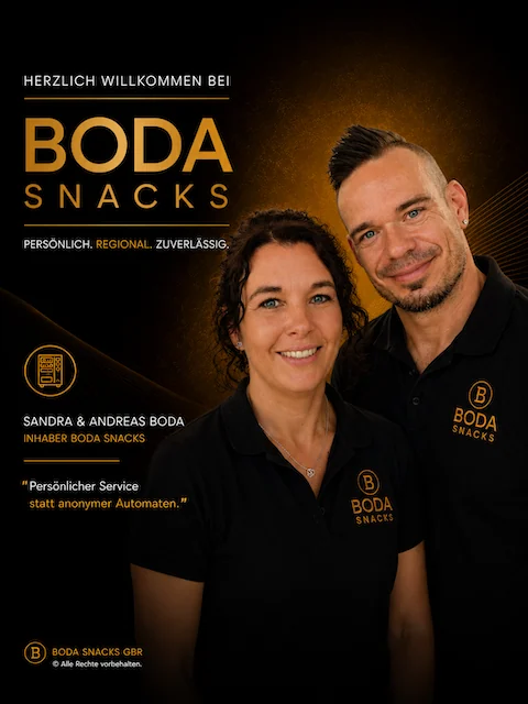 Sandra und Andreas Boda von BODA Snacks
